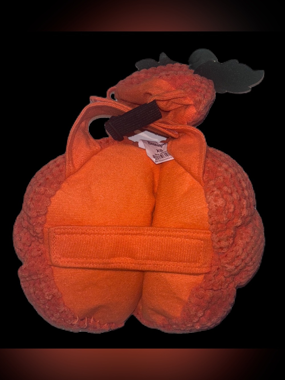 Bootique Orange Pumpkin Dog Doggie Costume with Hat XS - Picture 6 of 11